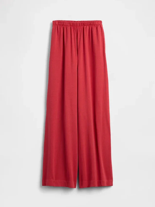 Strickhose mit weitem Bein