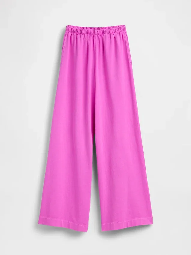 Strickhose mit weitem Bein
