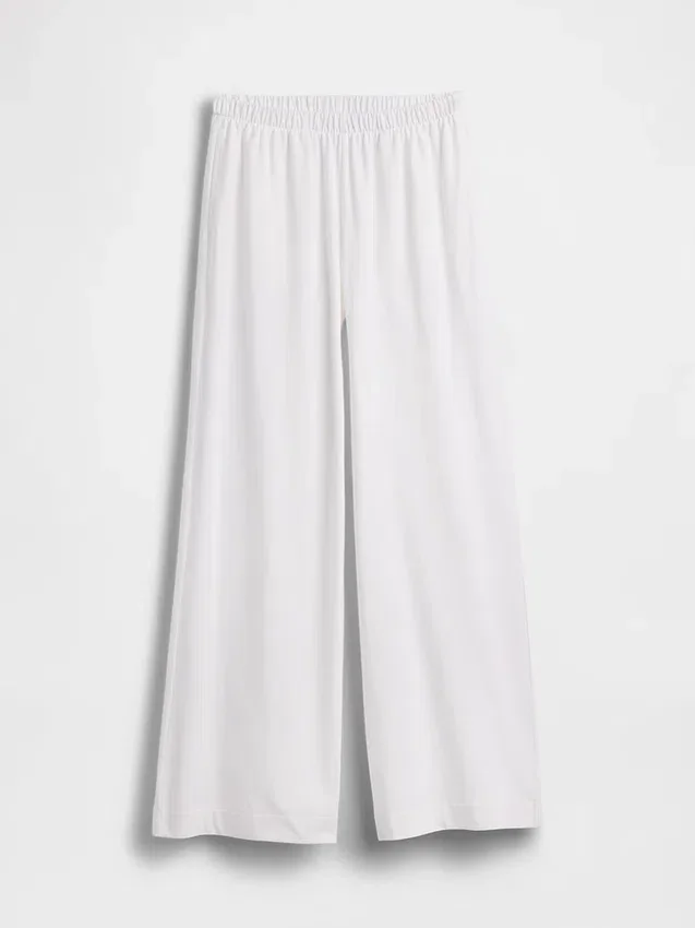 Strickhose mit weitem Bein