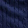 Strickjacke mit Reißverschluss aus 100 % Baumwolle im Zopfmuster