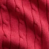 Strickjacke mit Reißverschluss aus 100 % Baumwolle im Zopfmuster