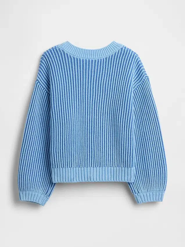 Strickpullover mit Rundhalsausschnitt für Baby & Kleinkind