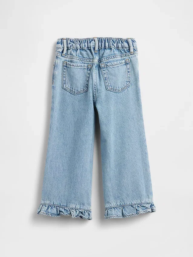 Stride-Jeans mit Rüschen am Saum für Baby & Kleinkind