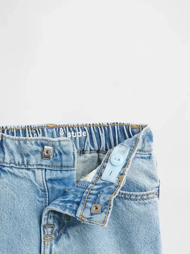 Stride-Jeans mit Rüschen am Saum für Baby & Kleinkind