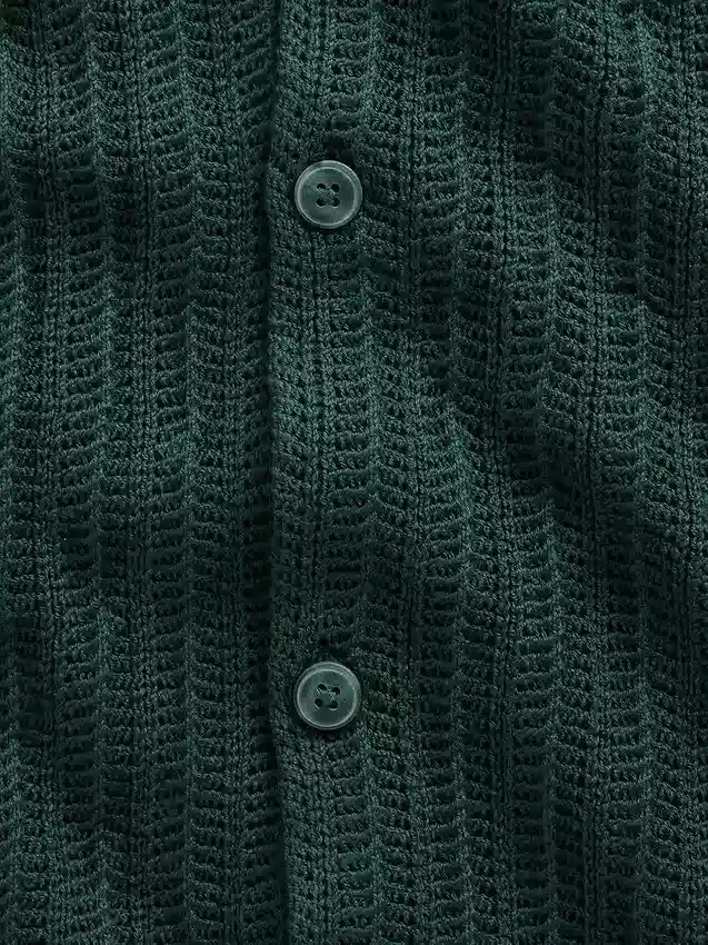 Strukturierter, locker sitzender Pullover-Pullover