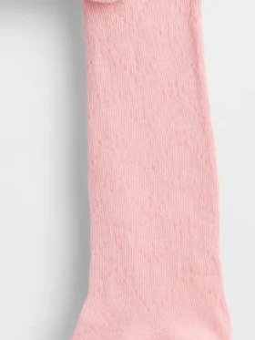 Strumpfhose für Baby & Kleinkind mit Bärenmotiv im Pointelle-Muster