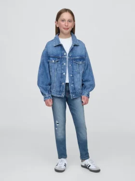Super-Skinny-Jeans für Kinder mit mittlerer Leibhöhe