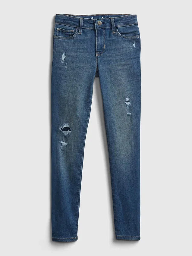 Super-Skinny-Jeans für Kinder mit mittlerer Leibhöhe