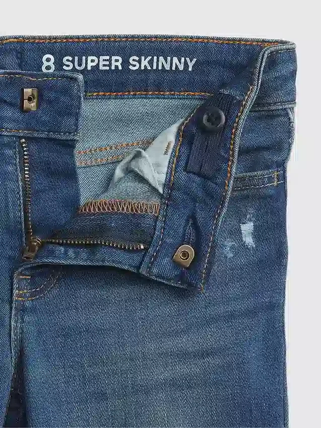 Super-Skinny-Jeans für Kinder mit mittlerer Leibhöhe