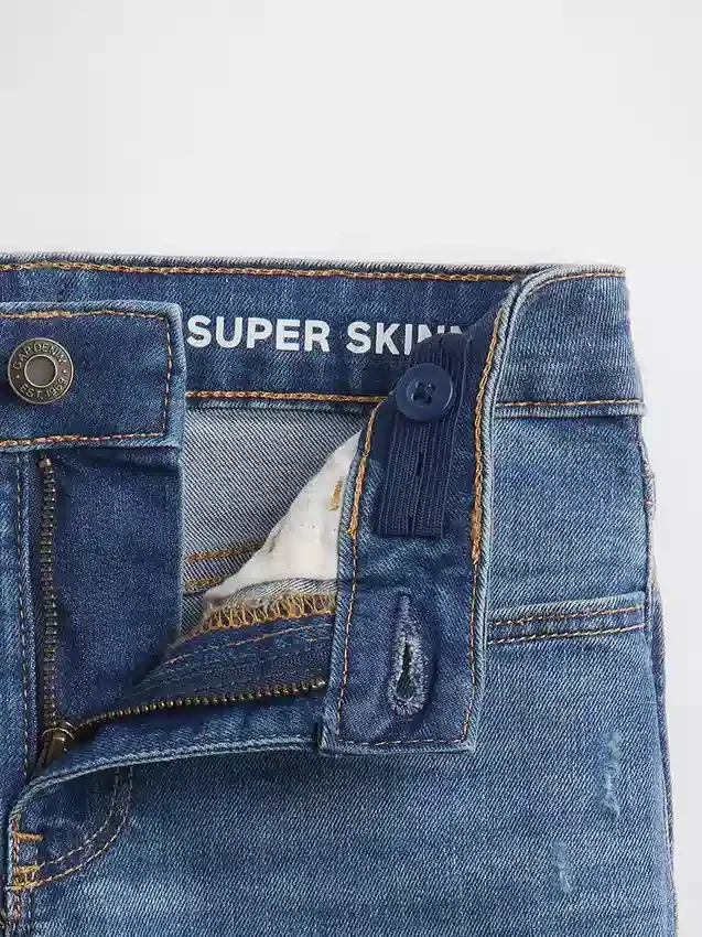 Super-Skinny-Jeans für Kinder mit mittlerer Leibhöhe