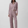 Superweiches Modal-Pyjama-Oberteil in Cropped-Länge