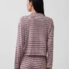 Superweiches Modal-Pyjama-Oberteil in Cropped-Länge