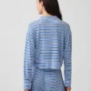 Superweiches Modal-Pyjama-Oberteil in Cropped-Länge
