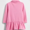 Sweatshirt-Kleid mit halbem Reißverschluss für Baby & Kleinkind