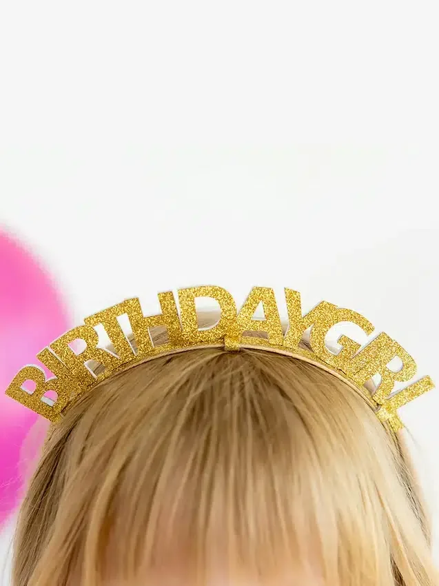 Sweet Wink „Birthday Girl“-Stirnband für Mädchen