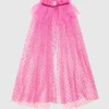 Sweet Wink Himbeerfarbenes Strass-Cape