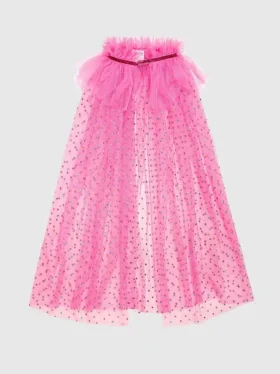 Sweet Wink Himbeerfarbenes Strass-Cape