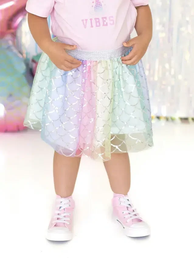 Sweet Wink Regenbogen-Meerjungfrauen-Tutu