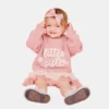 „Sweet Wink“ Strickpullover für die kleine Schwester