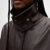 Swing-Jacke aus veganem Leder
