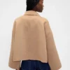 Swing-Jacke aus Wollmischung