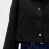 Swing-Jacke aus Wollmischung