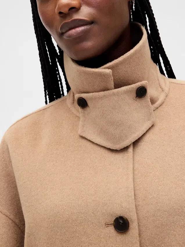 Swing-Jacke aus Wollmischung