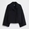 Swing-Jacke aus Wollmischung