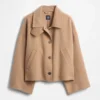 Swing-Jacke aus Wollmischung