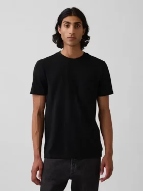T-Shirt aus Bio-Baumwolle mit Tasche für Erwachsene