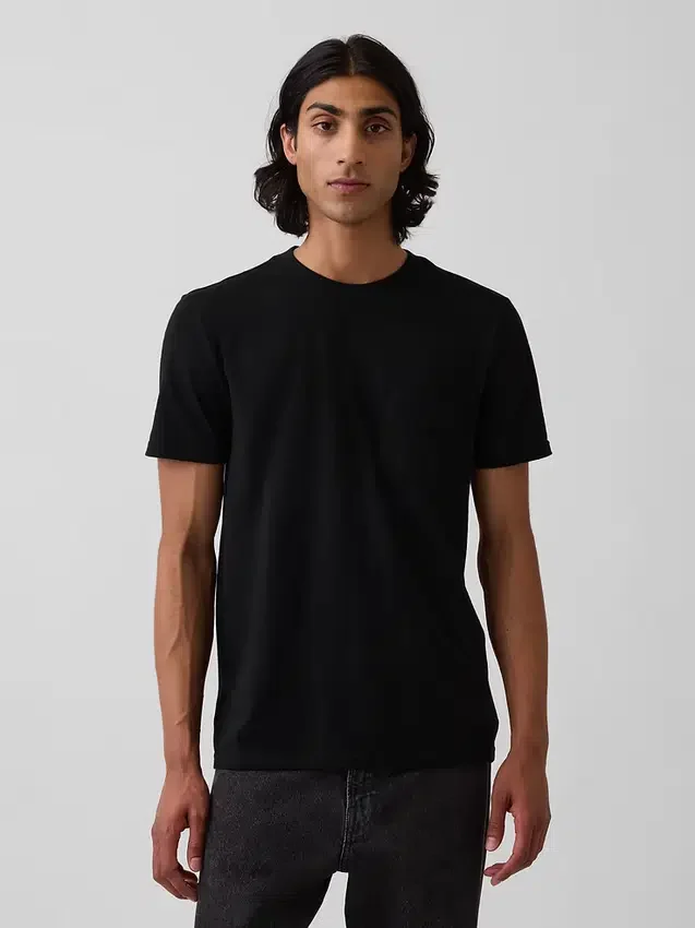 T-Shirt aus Bio-Baumwolle mit Tasche für Erwachsene