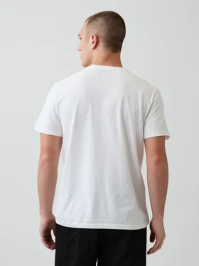 T-Shirt aus Bio-Baumwolle mit Tasche für Erwachsene