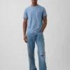 T-Shirt aus Bio-Baumwolle mit Tasche für Erwachsene