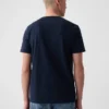 T-Shirt aus Bio-Baumwolle mit Tasche für Erwachsene