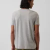 T-Shirt aus Bio-Baumwolle mit Tasche für Erwachsene