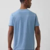 T-Shirt aus Bio-Baumwolle mit Tasche für Erwachsene
