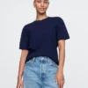 T-Shirt aus Bio-Baumwolle mit Tasche für Erwachsene