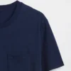 T-Shirt aus Bio-Baumwolle mit Tasche für Erwachsene