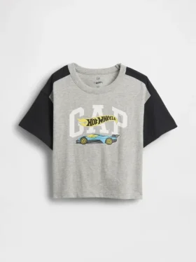 T-Shirt für Baby & Kleinkind mit Hot-Wheels-Grafik-Logo