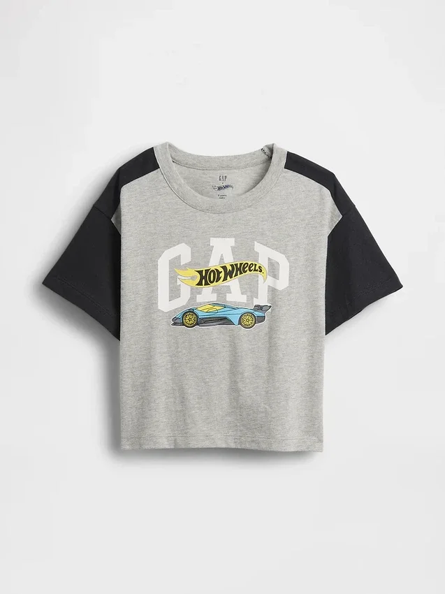 T-Shirt für Baby & Kleinkind mit Hot-Wheels-Grafik-Logo
