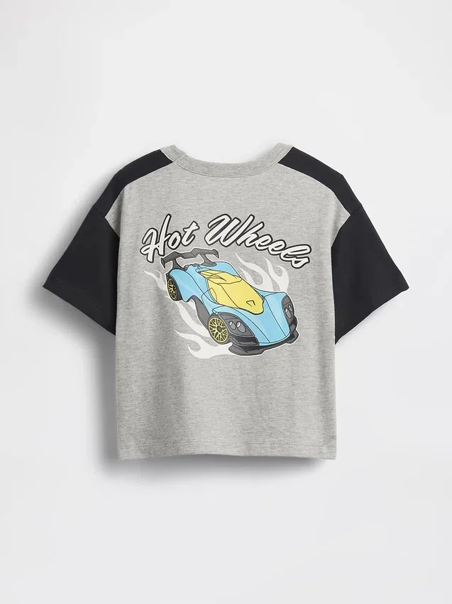 T-Shirt für Baby & Kleinkind mit Hot-Wheels-Grafik-Logo