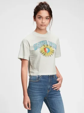 T-Shirt für Jugendliche mit Band-Motiv