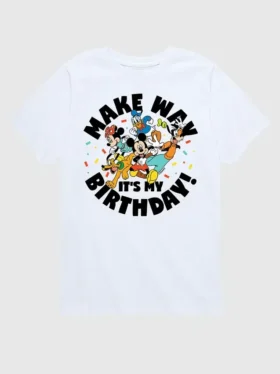 T-Shirt für Kleinkinder mit „Disney Make Way – It’s My Birthday“-Motiv