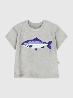 T-Shirt für Kleinkinder mit Fisch-Motiv