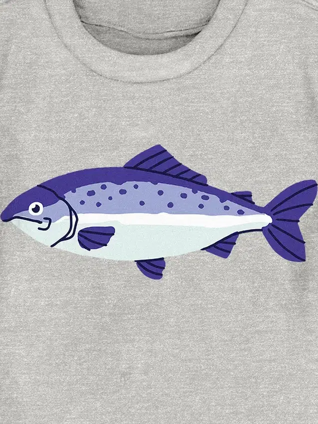 T-Shirt für Kleinkinder mit Fisch-Motiv