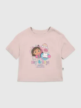 T-Shirt für Kleinkinder mit „Gabbys Dollhouse Hey Gabby“-Motiv