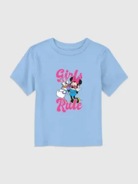 T-Shirt für Kleinkinder mit Mickey und Freunden – „Mädchen Rule“-Motiv