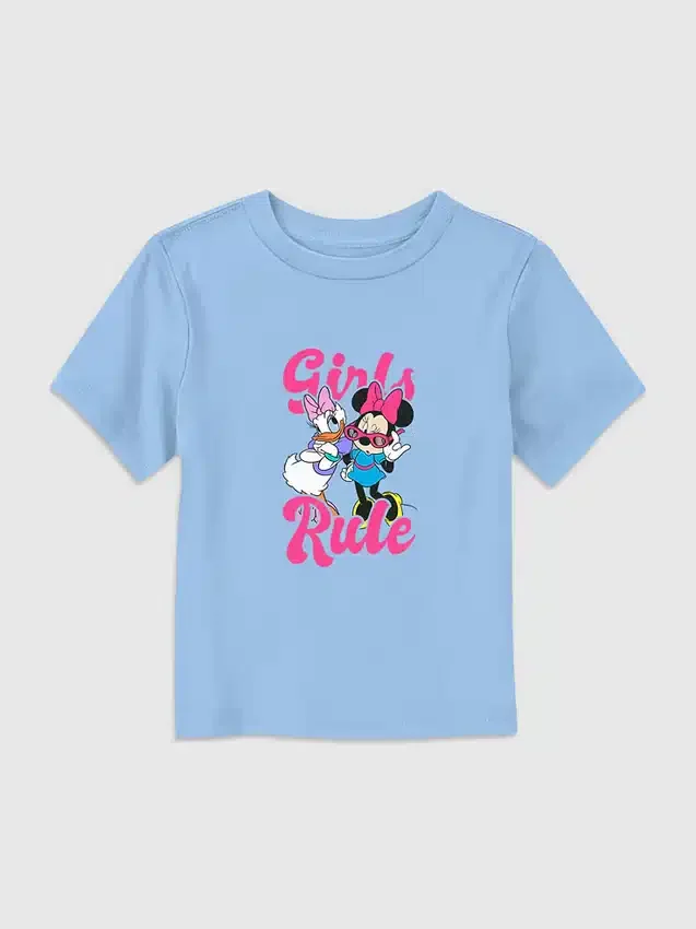 T-Shirt für Kleinkinder mit Mickey und Freunden – „Mädchen Rule“-Motiv