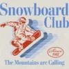 T-Shirt für Kleinkinder mit „Snowboard Club“-Motiv