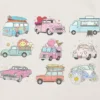 T-Shirt für Kleinkinder mit „Trucks and Cars“-Motiv